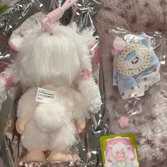 Dumia Forrest Family CONFIRMED Ke Ke Lamb Doll Plush Pendant - Picture 3 of 7